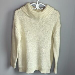 MyStyle Knit Cowl Neck Oversized Long Sleeve Sweater Womens Size L